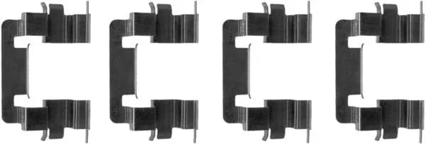 Mintex Brake Pad Accessory Fitting Kit Full Set Front Axle MBA1278 - image 2