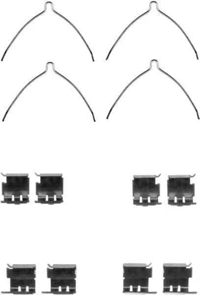 Mintex Brake Pad Accessory Fitting Kit Full Set Front Axle MBA1289 - image 2
