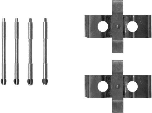 Mintex Brake Pad Accessory Fitting Kit Full Set Front Axle MBA1296 - image 2