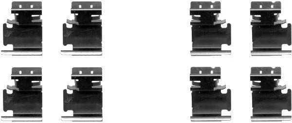 Mintex Brake Pad Accessory Fitting Kit Full Set Front Or Rear Axle MBA1298 - image 3