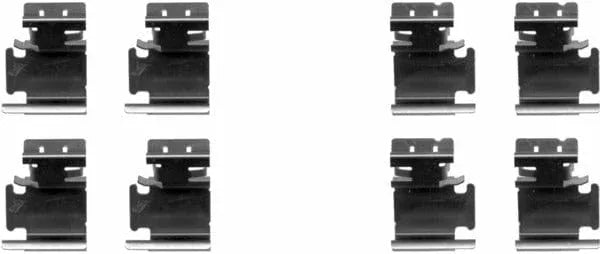 Mintex Brake Pad Accessory Fitting Kit Full Set Front Or Rear Axle MBA1298 - image 2