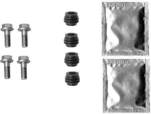 Mintex Brake Caliper Accessory Fitting Kit Full Set Front Or Rear Axle MBA1319A - image 3