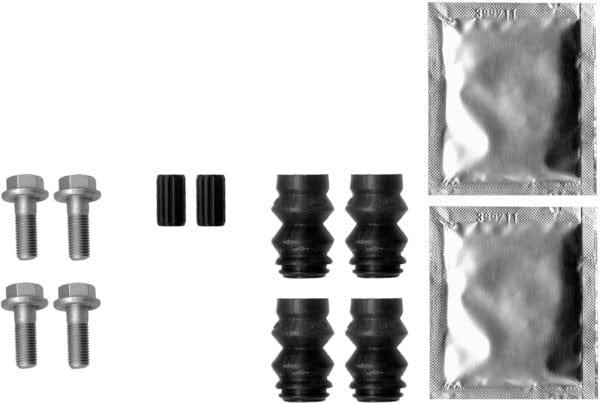 Mintex Brake Caliper Accessory Fitting Kit Full Set Front Or Rear Axle MBA1355A - image 2