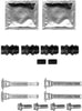 Mintex Brake Caliper Accessory Fitting Kit Full Set Front Or Rear Axle MBA1355AX thumbnail