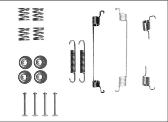 Mintex Brake Shoes Accessory Fitting Kit Rear Axle MBA14 - image 3