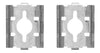 Mintex Brake Pad Accessory Fitting Kit Full Set Rear Axle MBA1600 thumbnail