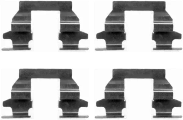 Mintex Brake Pad Accessory Fitting Kit Full Set Rear Axle MBA1625 - image 2