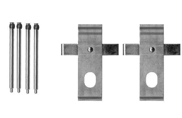 Mintex Brake Pad Accessory Fitting Kit Full Set Front Axle MBA1634 - image 3