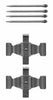 Mintex Brake Pad Accessory Fitting Kit Full Set Front Axle MBA1636 thumbnail