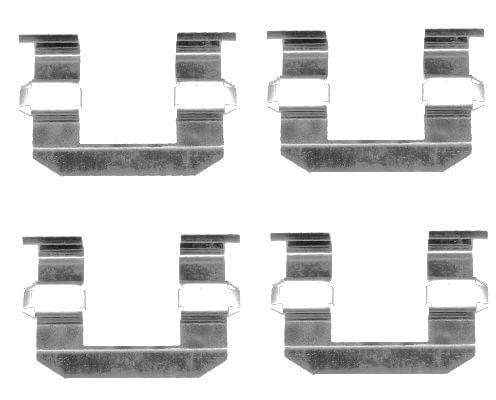 Mintex Brake Pad Accessory Fitting Kit Full Set Front Axle MBA1645 - image 3