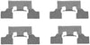 Mintex Brake Pad Accessory Fitting Kit Full Set Rear Axle MBA1647 thumbnail