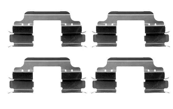 Mintex Brake Pad Accessory Fitting Kit Full Set Front Axle MBA1648 - image 3