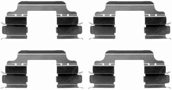 Mintex Brake Pad Accessory Fitting Kit Full Set Front Axle MBA1648 - image 2