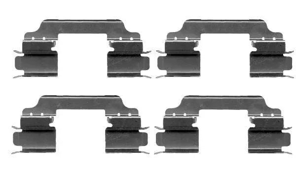 Mintex Brake Pad Accessory Fitting Kit Full Set Front Axle MBA1649 - image 3