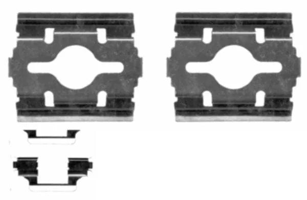 Mintex Brake Pad Accessory Fitting Kit Full Set Front Or Rear Axle MBA1657 - image 3