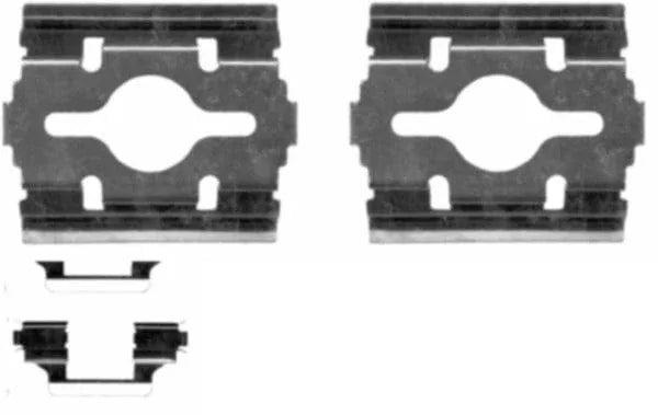 Mintex Brake Pad Accessory Fitting Kit Full Set Front Or Rear Axle MBA1657 - image 2