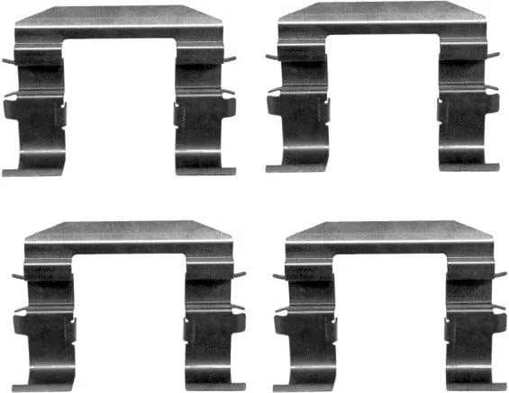 Mintex Brake Pad Accessory Fitting Kit Full Set Front Axle MBA1664 - image 2