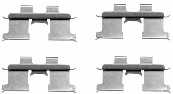 Mintex Brake Pad Accessory Fitting Kit Full Set Front Or Rear Axle MBA1667 - image 2