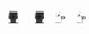 Mintex Brake Pad Accessory Fitting Kit Full Set Rear Axle MBA1673 thumbnail