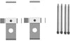 Mintex Brake Pad Accessory Fitting Kit Full Set Front Axle MBA1674 thumbnail