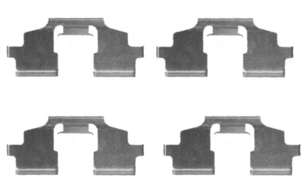 Mintex Brake Pad Accessory Fitting Kit Full Set Front Axle MBA1675 - image 3