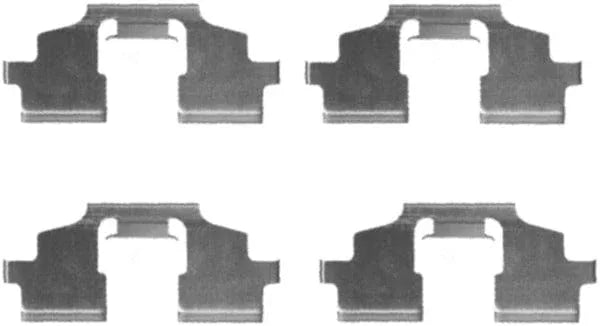 Mintex Brake Pad Accessory Fitting Kit Full Set Front Axle MBA1675 - image 2