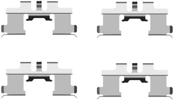 Mintex Brake Pad Accessory Fitting Kit Full Set Front Axle MBA1677 - image 2