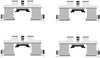 Mintex Brake Pad Accessory Fitting Kit Full Set Front Axle MBA1677 thumbnail