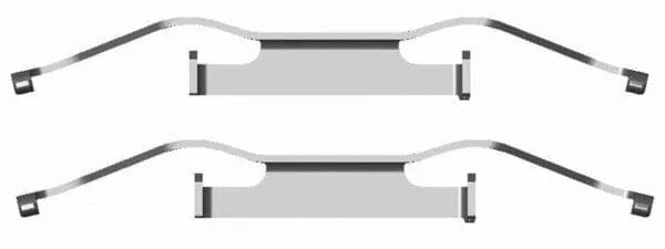 Mintex Brake Caliper Accessory Fitting Kit Full Set Front Axle MBA1680 - image 2
