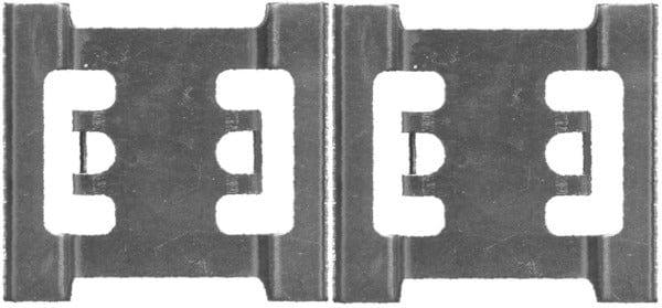 Mintex Brake Pad Accessory Fitting Kit Full Set Front Axle MBA1688 - image 2