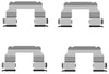 Mintex Brake Pad Accessory Fitting Kit Full Set Rear Axle MBA1689 thumbnail