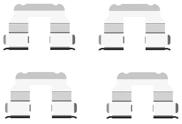 Mintex Brake Pad Accessory Fitting Kit Full Set Rear Axle MBA1690 - image 3