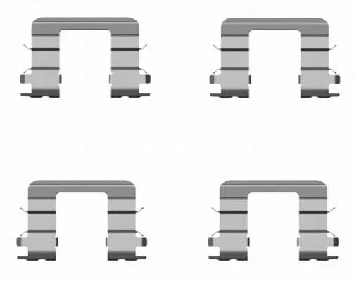 Mintex Brake Pad Accessory Fitting Kit Full Set Front Axle MBA1696 - image 3