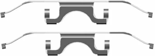 Mintex Brake Caliper Accessory Fitting Kit Full Set Front Axle MBA1702 - image 2
