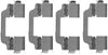 Mintex Brake Pad Accessory Fitting Kit Full Set Front Axle MBA1707 thumbnail