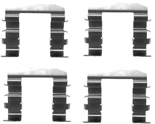 Mintex Brake Pad Accessory Fitting Kit Full Set Front Axle MBA1708 - image 3