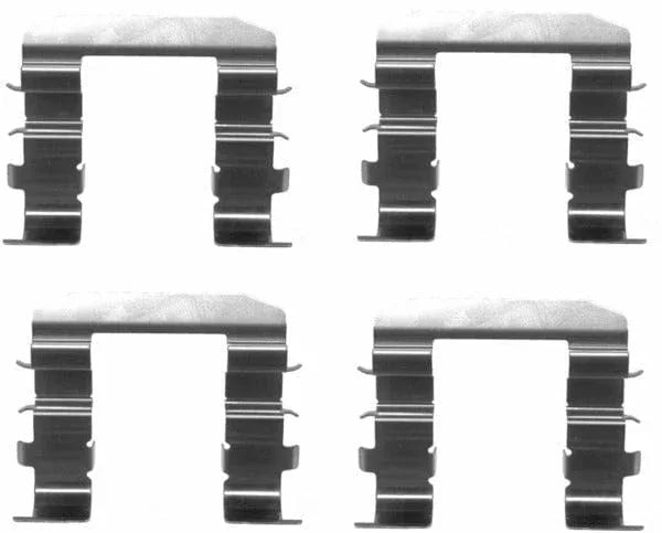 Mintex Brake Pad Accessory Fitting Kit Full Set Front Axle MBA1708 - image 2
