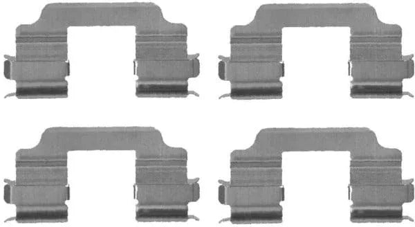 Mintex Brake Pad Accessory Fitting Kit Full Set Front Axle MBA1709 - image 2