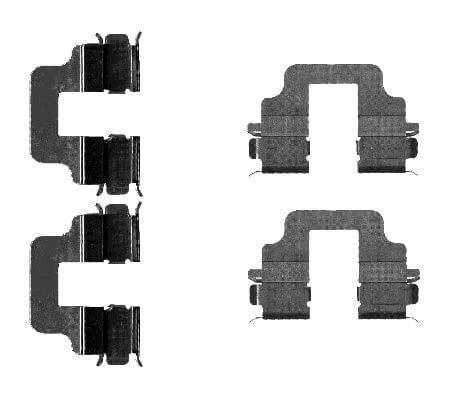 Mintex Brake Pad Accessory Fitting Kit Full Set Rear Axle MBA1712 - image 3