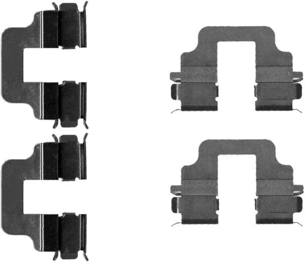 Mintex Brake Pad Accessory Fitting Kit Full Set Rear Axle MBA1712 - image 2