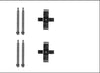 Mintex Brake Pad Accessory Fitting Kit Full Set Rear Axle MBA1713 thumbnail