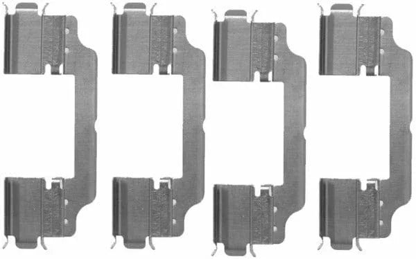 Mintex Brake Pad Accessory Fitting Kit Full Set Front Axle MBA1716 - image 2