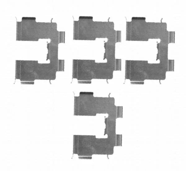 Mintex Brake Pad Accessory Fitting Kit Full Set Rear Axle MBA1717 - image 2