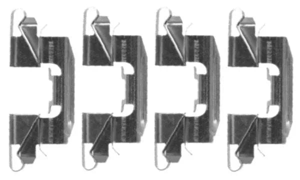 Mintex Brake Pad Accessory Fitting Kit Full Set Rear Axle MBA1720 - image 3