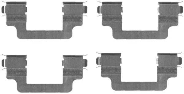 Mintex Brake Pad Accessory Fitting Kit Full Set Front Axle MBA1727 - image 2
