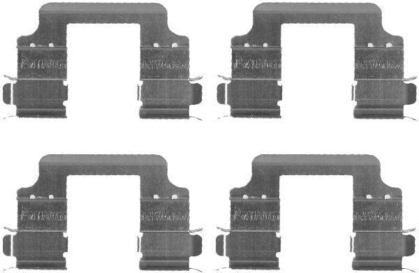 Mintex Brake Pad Accessory Fitting Kit Full Set Rear Axle MBA1728 - image 3