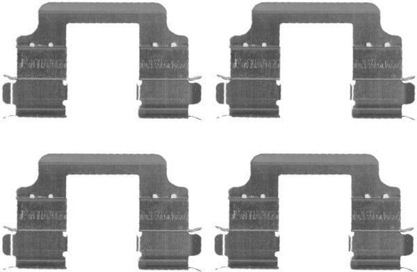 Mintex Brake Pad Accessory Fitting Kit Full Set Rear Axle MBA1728 - image 2