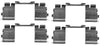 Mintex Brake Pad Accessory Fitting Kit Full Set Front Axle MBA1730 thumbnail