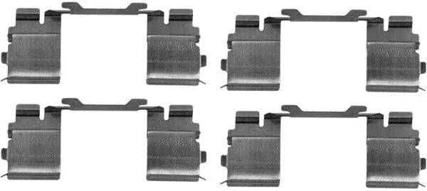 Mintex Brake Pad Accessory Fitting Kit Full Set Front Axle MBA1730 - image 2
