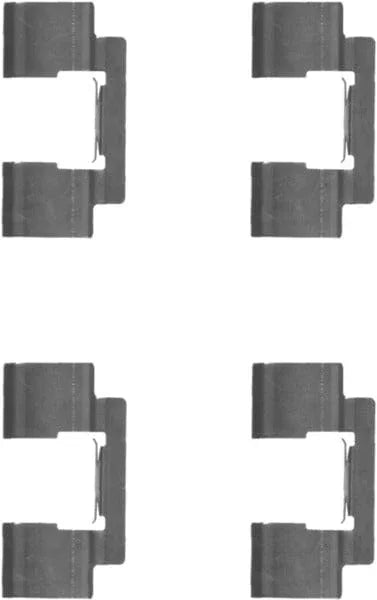 Mintex Brake Pad Accessory Fitting Kit Full Set Front Axle MBA1732 - image 2